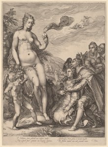 The Cult of Venus by Jan Pietersz Saenredam, after Hendrik Goltzius