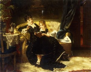 The Lesson, 1883