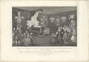 Hall with the State Bed of Prince William IV, 1751