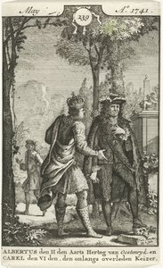 Conversation between Albrecht of Austria and Charles VI