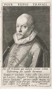 Portrait of the Composer Orlando di Lasso 1532-1594, 1593