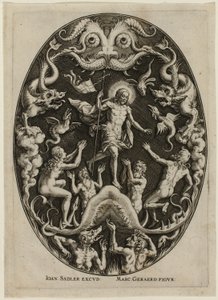 Christ in Limbo, from Passion of Christ by Jan Sadeler I