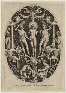 Flagellation, from Passion of Christ by Jan Sadeler I