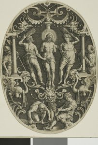 Flagellation, from Passion of Christ by Jan Sadeler I