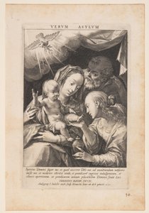 Holy Family by Jan Sadeler I