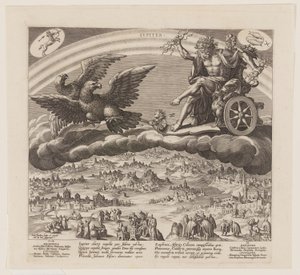 Jupiter, from The Seven Planets by Jan Sadeler I
