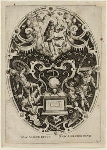 Resurrection, from Passion of Christ by Jan Sadeler I