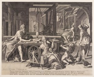 St. Paul at Corinth by Jan Sadeler I