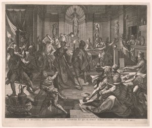 The Carnival (or the Prodigal Son) by Jan Sadeler I