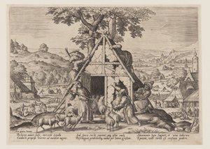 The False Shepherd by Jan Sadeler I