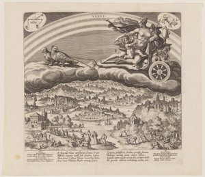 Venus, from The Seven Planets by Jan Sadeler I