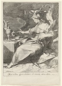Allegory of Transience (Vanitas) (Vanitas, vanitatum et omnia vanitas) by Jan Saenredam