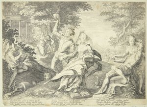 The Foolish Virgins Feast by Jan Saenredam