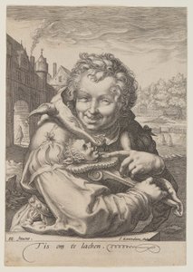 Fool Holding a Staff
