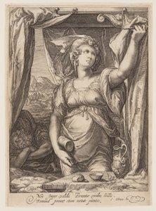 Jael and Sisera by Jan Saenredam