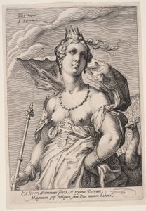 Juno, from Three Goddesses by Jan Saenredam