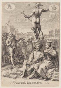 Mercury Presiding over the Arts, from Seven Planetary Gods by Jan Saenredam