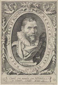 Portrait of Karel van Mander by Jan Saenredam