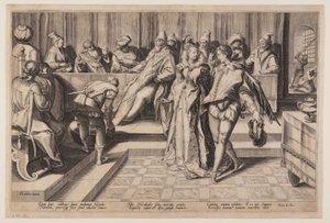 Salome Dancing before Herod by Jan Saenredam
