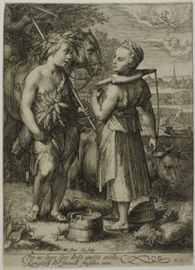 Summer, from The Four Seasons by Jan Saenredam