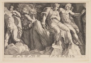 The Punishment of Niobe (Plate 3) by Jan Saenredam
