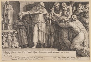 The Punishment of Niobe (Plate 5) by Jan Saenredam