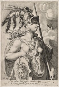 Three Goddesses by Jan Saenredam