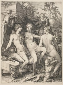 Venus on a Couch between Bacchus and Ceres