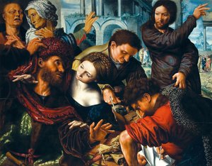 The Vocation of Saint Matthew, Mid 16th Century by Jan Sanders Hemessen van