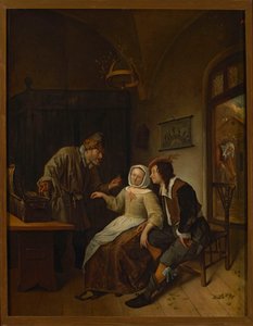 Choice Between Youth and Wealth by Jan Steen