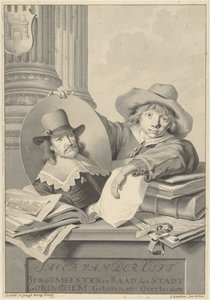 Portrait of Jacob van der Ulft, Held by a Boy by Jan Stolker