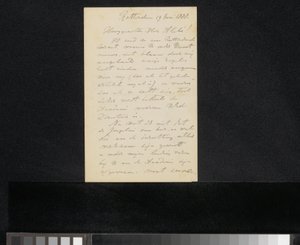 Letter to August Allebé