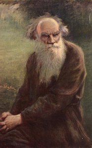 Portrait of Leo Tolstoy, 1910 by Jan Styka
