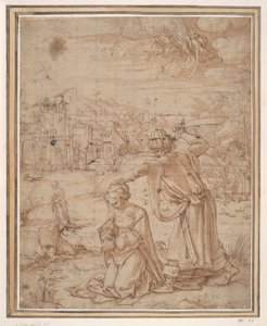 Beheading of St. Barbara by Jan Swart Van Groningen
