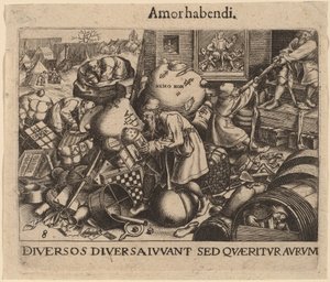 Everyman by Jan Theodor de Bry after Pieter Bruegel the Elder