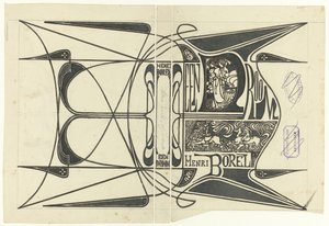 Cover Design for: Henri Borel, A Dream, 1899