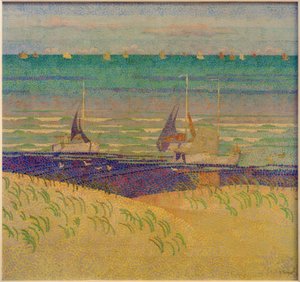 Dune Landscape with Sailboats