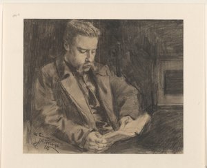 Portrait of Engelbert van Bevervoorde, Castellan of Muiden by Jan Toorop