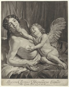 Venus and Amor by Jan Verkolje (I)