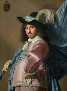 Andries Stilte as a Standard Bearer by Jan Verspronck