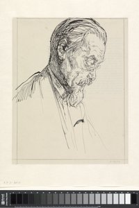 Portrait of Cornelis Hofstede de Groot by Jan Veth