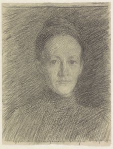 Portrait of Miss C.J. Veth by Jan Veth
