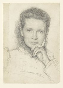Study for the Portrait of Mrs. K.C. Boxman-Winkler by Jan Veth