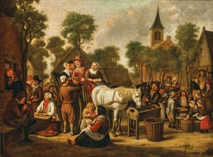 Market Scene 1650s