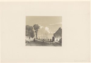 View of the Ferry Road in Culemborg by Jan Weissenbruch