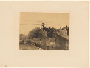 Cityscape with canal