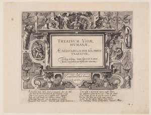 Frontispiece, from Theatrum Vitae Humanae (The Ages of Man) by Jan Wierix