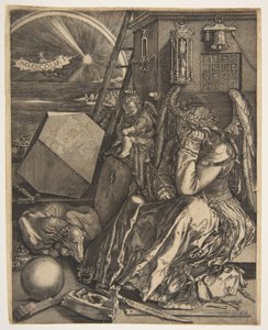 Melencolia I (copy), 1602 by Jan Wierix