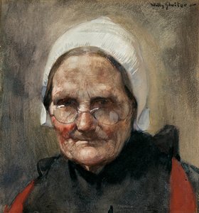 Katwijkse Visvrouw, or Fishwife of Katwijk by Jan Willem Sluiter