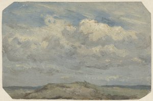 Dune Top with the Sea in the Background by Jan Willem van Borselen